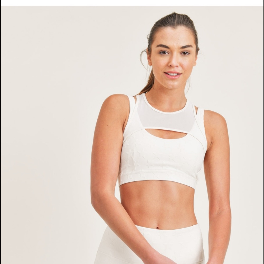 Star Jacquard TACTEL Sports Bra
